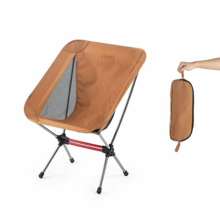 Крісло складне Naturehike Moon YL08 NH20JJ027, 600D Оксфорд /алюміній, Помаранчевий 