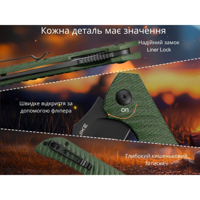 Ніж складаний Ruike P123-MG 