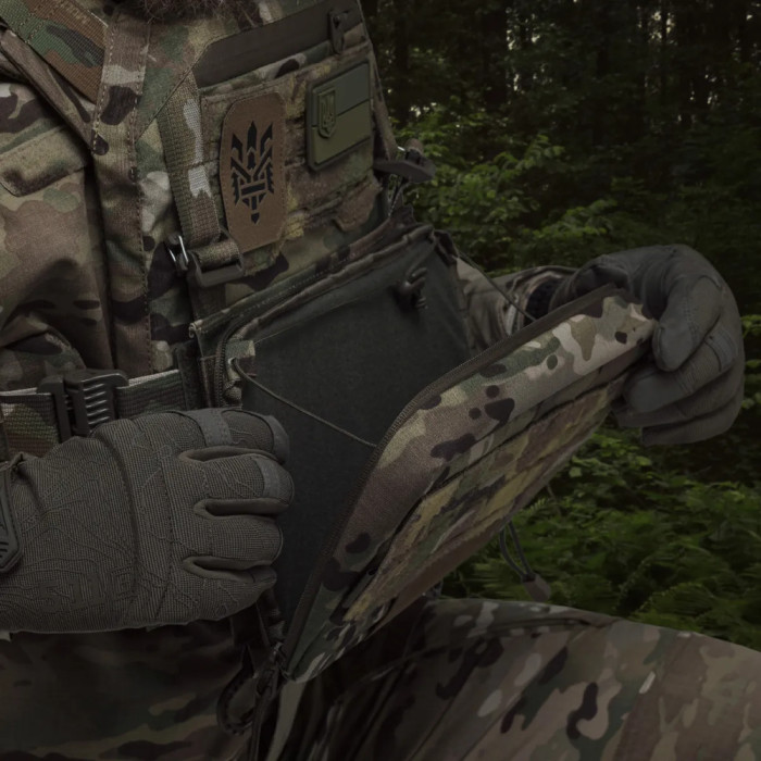 Адміністративний підсумок Ukrarmor PRO. Cordura 500D. Кріплення Molle Мультикам 