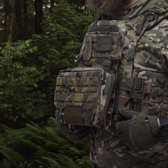 Адміністративний підсумок Ukrarmor PRO. Cordura 500D. Кріплення Molle Мультикам 