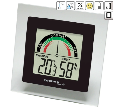 Термогігрометр Technoline WS9415 - чорний 