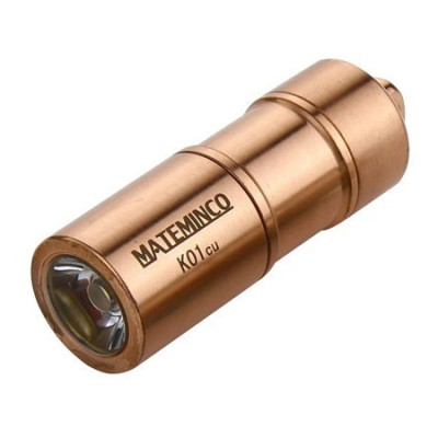 Лiхтар Mateminco Copper 100LM USB Mini LED, мідний