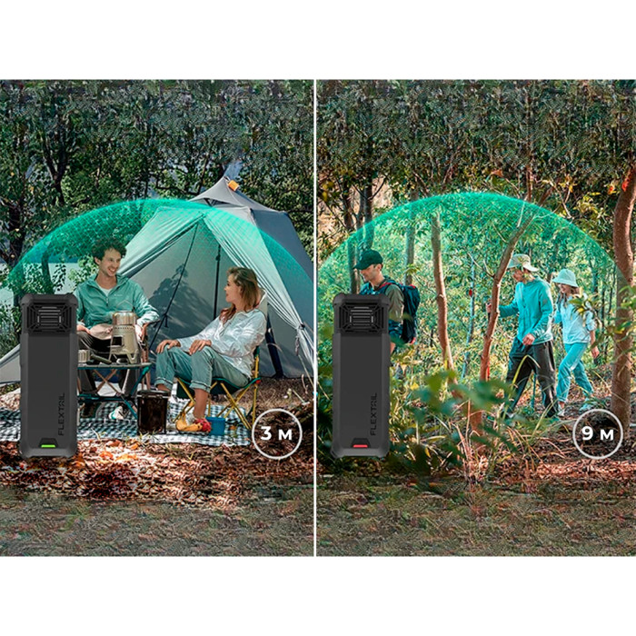 Портативний фумігатор-павербанк Flextail Max Repel S, графіт 