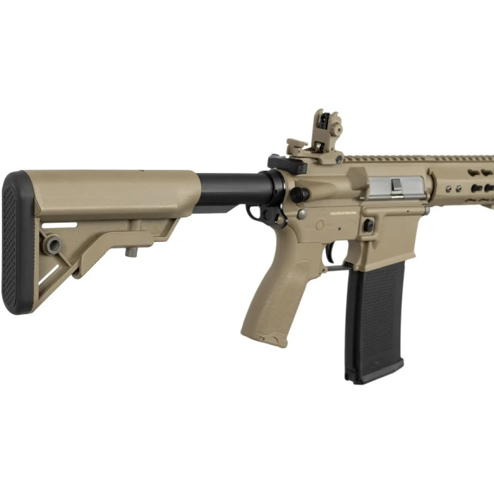 Страйкбольна гвинтівка Evolution Recon 10" Amplified Carbontech AEG 6 мм Tan