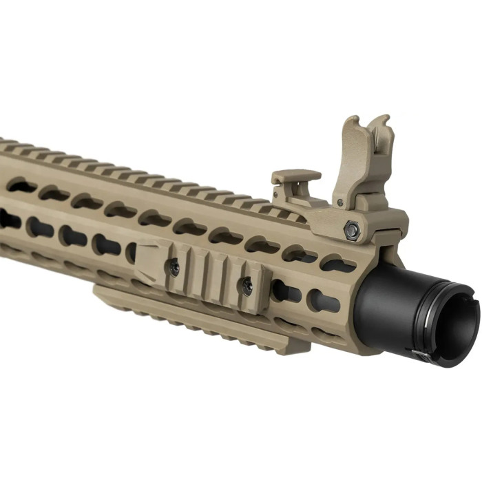 Страйкбольна гвинтівка Evolution Recon 10" Amplified Carbontech AEG 6 мм Tan
