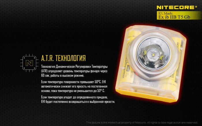 Ліхтар налобний Nitecore EH1 