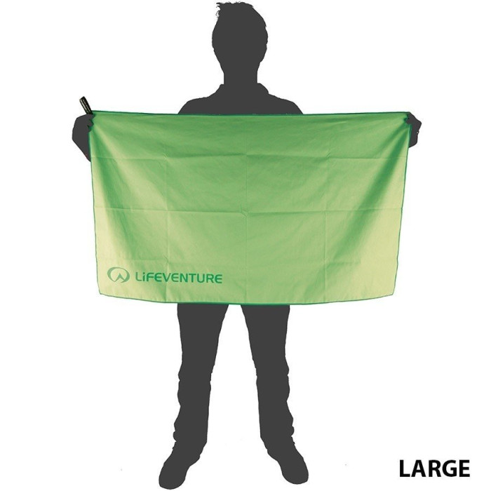 Рушник Lifeventure Soft Fibre Advance green (розмір Pocket) 