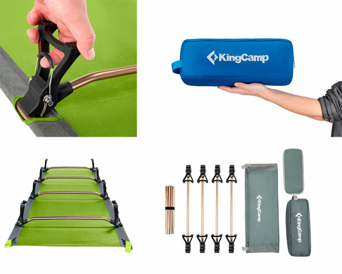 Розкладачка KingCamp Ultralight Camping Cot (KC3986) 