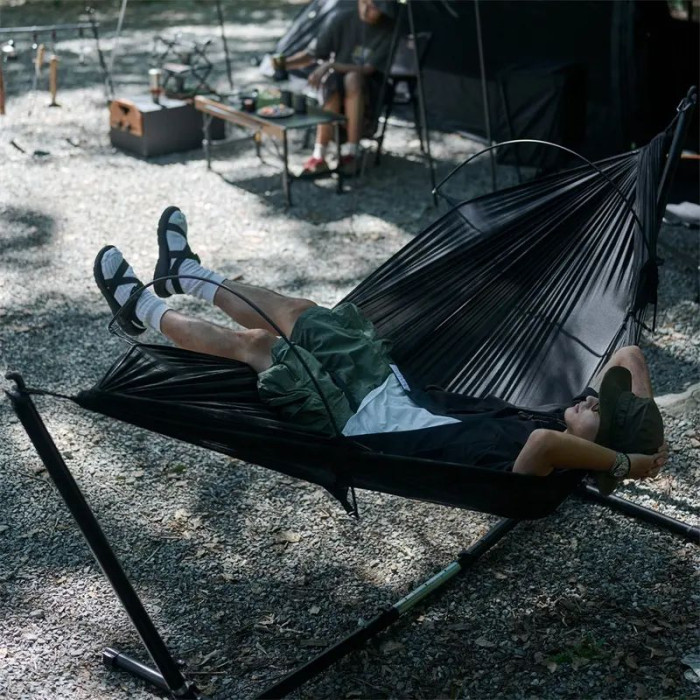 Гамак 3-в-1 з москітною сіткою Naturehike CNH22HJ001, 210T polyester, темно-зелений 