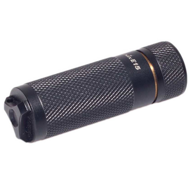 Ліхтар-брелок Fenix E15 Cree XP-E, сірий, 170 лм. 
