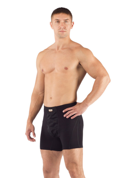 Шорти чоловічі Lasting NICO+, чорні, L 