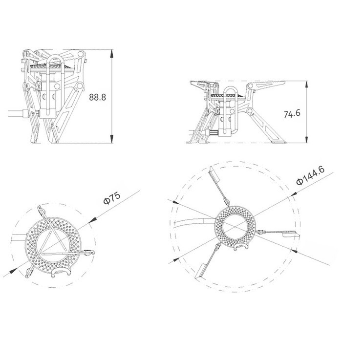 Пальник зі шлангом Fire-Maple FMS-118 