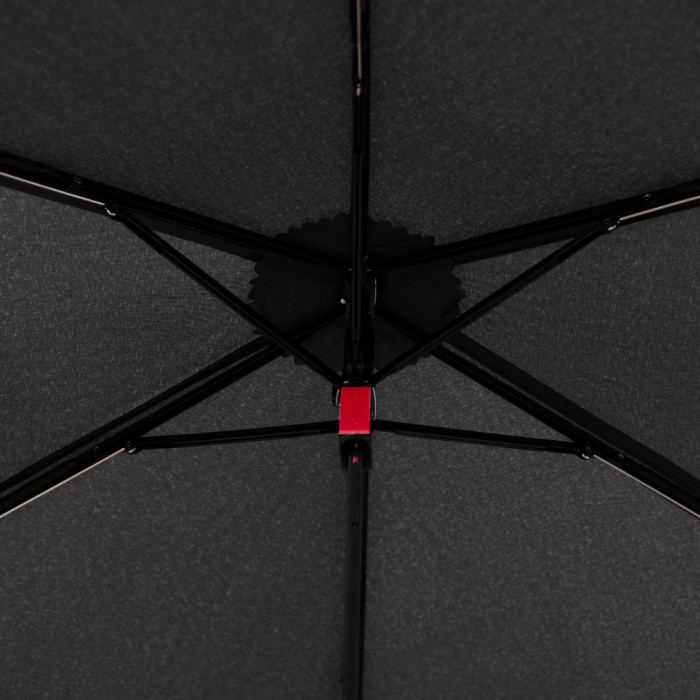 Парасоля Knirps AS.050 Black Мех / Складана / 6спиць / D98x24см 