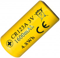 Батарейка літієва Li-Ion CR123A /16000 Nitecore 3V (1550mah)