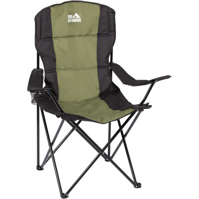 Стілець Skif Outdoor Soft Base-чорний /оливковий