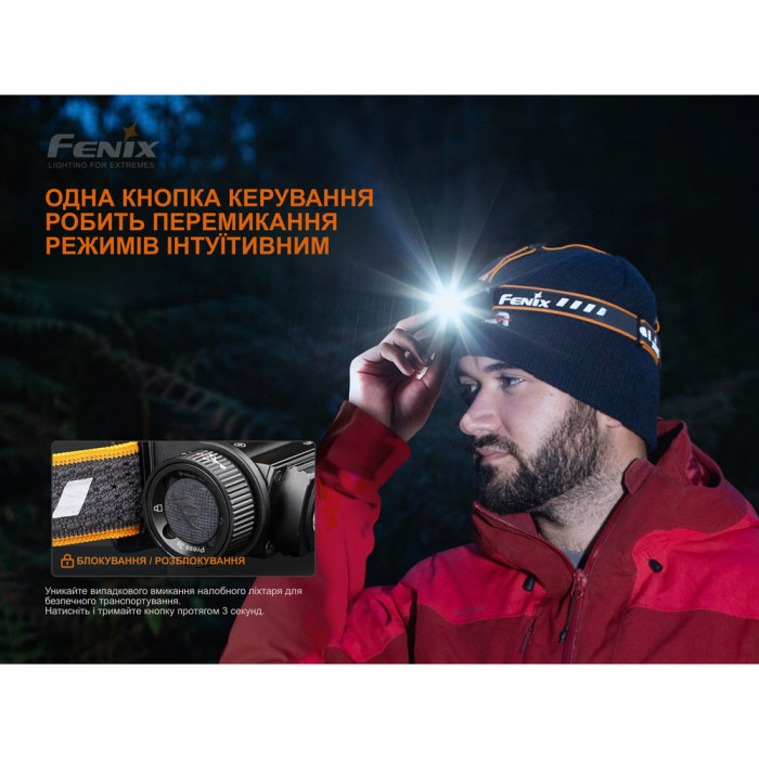 Ліхтар налобний Fenix HM60R, камуфляж | Лімітована серія 