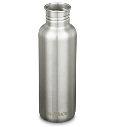Спортивна пляшка для води Klean Kanteen Classic Sport Cap 800 мл-срібляста 