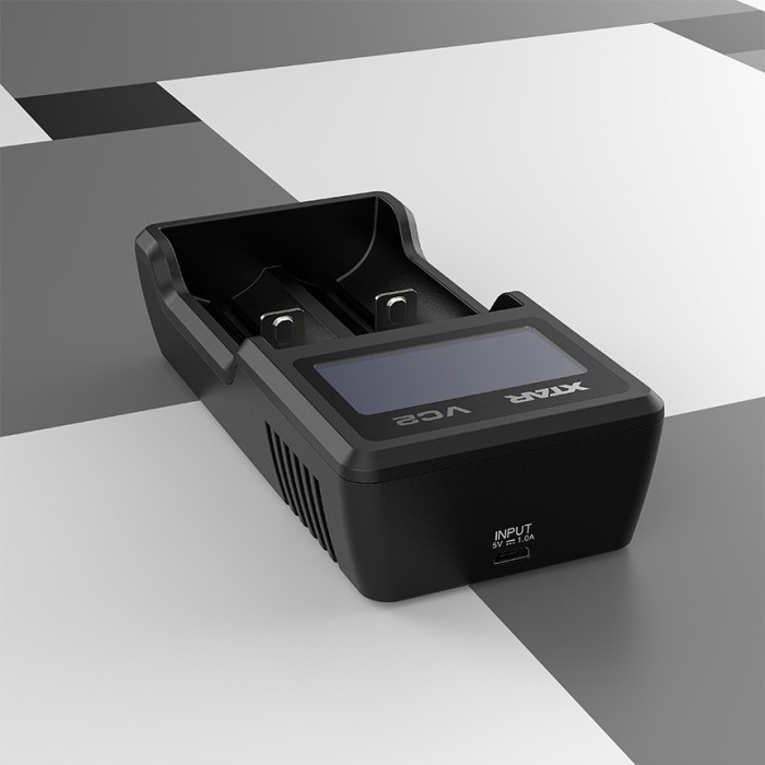 Зарядний пристрій з ЖД дісплеєм XTAR VC2 