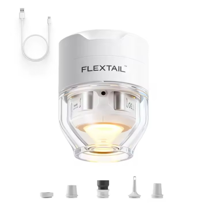 Насос-ліхтар кемпінговий Flextail Tiny Pump 3X, білий 