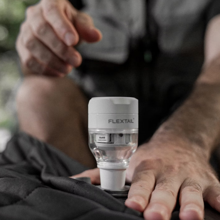 Насос-ліхтар кемпінговий Flextail Tiny Pump 3X, білий 