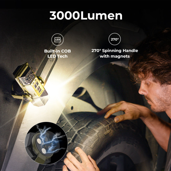 Фумігатор-ліхтар-powerbank кемпінговий Flextail Evo Repel, зелений 