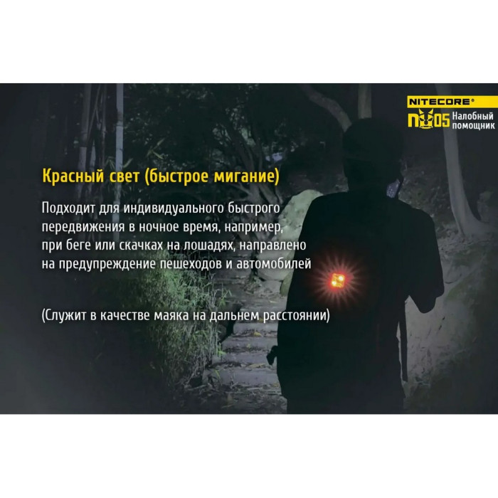 Ліхтар налобний Nitecore NU05 KIT 