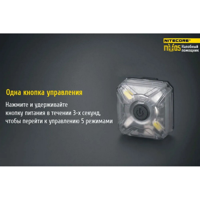 Ліхтар налобний Nitecore NU05 KIT 
