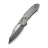 Нож складной туристический Weknife Bogey (9.3 см) Bohler M390 / Titanium серый