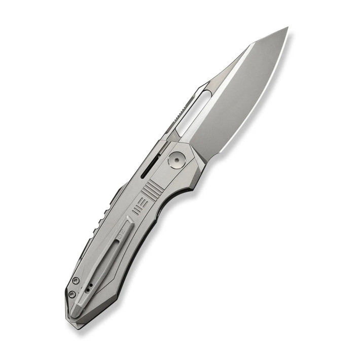 Ніж складаний туристичний Weknife Bogey (9.3 см) Bohler M390 / Titanium сірий
