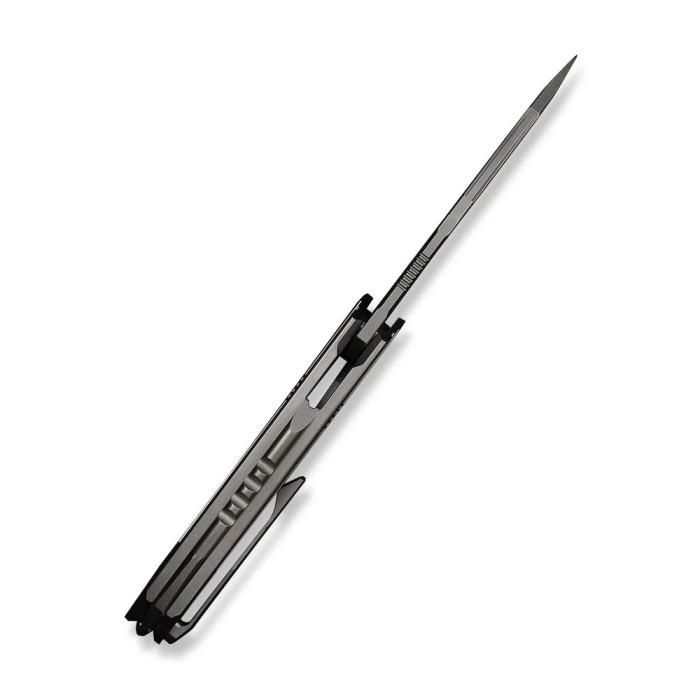 Ніж складаний туристичний Weknife Bogey (9.3 см) Bohler M390 / Titanium сірий
