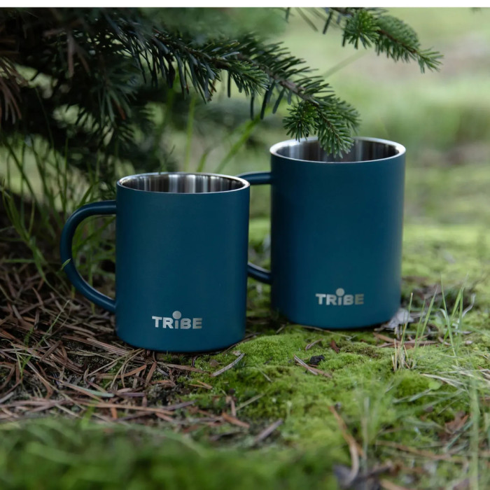 Термочашка Tribe Сamp Mug 375 мл T-FA-0044, ocean
