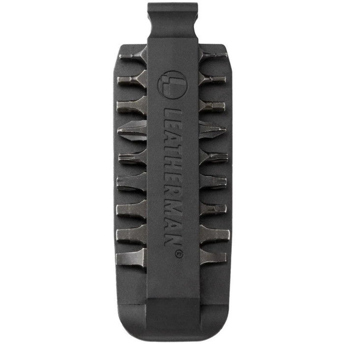 Мультиінструмент Leatherman ARC Obsidian Limited, шкіряний чохол, біти 