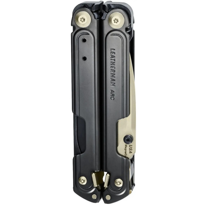 Мультиінструмент Leatherman ARC Obsidian Limited, шкіряний чохол, біти 