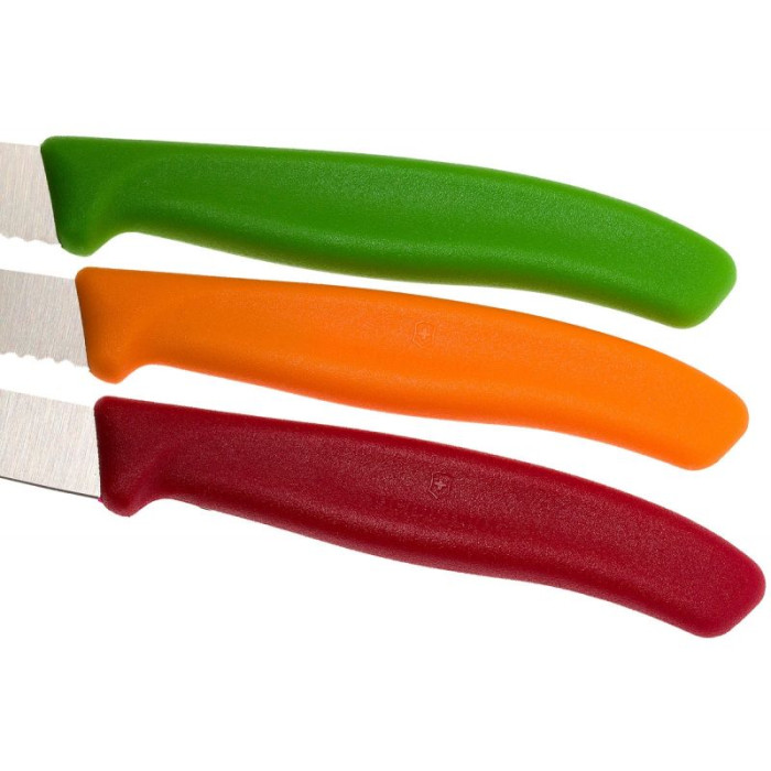 Набір кухонний Victorinox SwissClassic Paring Set 3 ножа з кольоровими ручками (6.7116.32) 