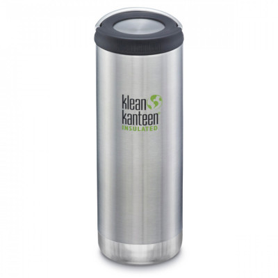 Термобутилка Klean Kanteen TK широка петльова кришка з матової нержавіючої сталі 473 мл