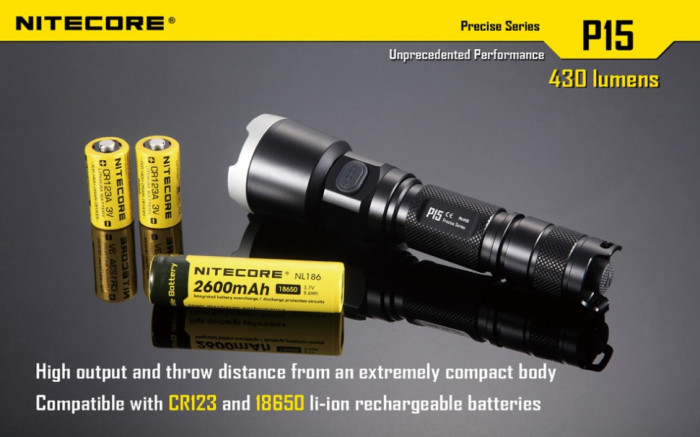 Кишеньковий Ліхтар Nitecore P15, 430 люмен 