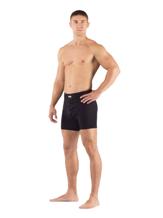 Шорти чоловічі Lasting NICO+, чорні, M 