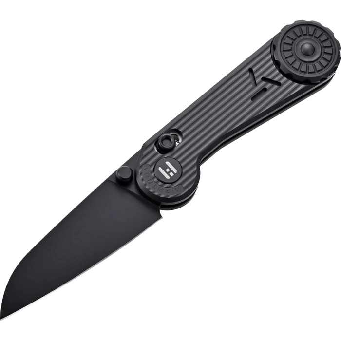 Ніж-антистрес Hightron EdgePlay, M390, титан TC4, черный 