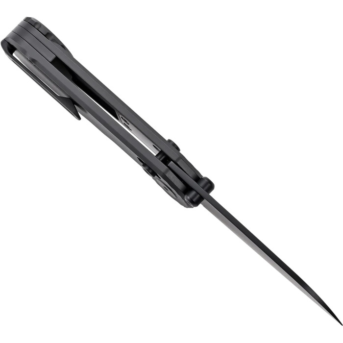 Ніж-антистрес Hightron EdgePlay, M390, титан TC4, черный 