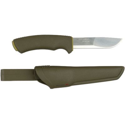 Ніж Morakniv BushCraft Forest, нерж. сталь, рез.рукоятка