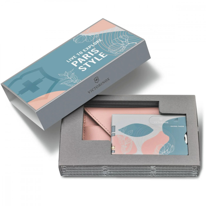 Картка-мультитул Victorinox SWISSCARD Classic Paris Style 0.7100.E221 