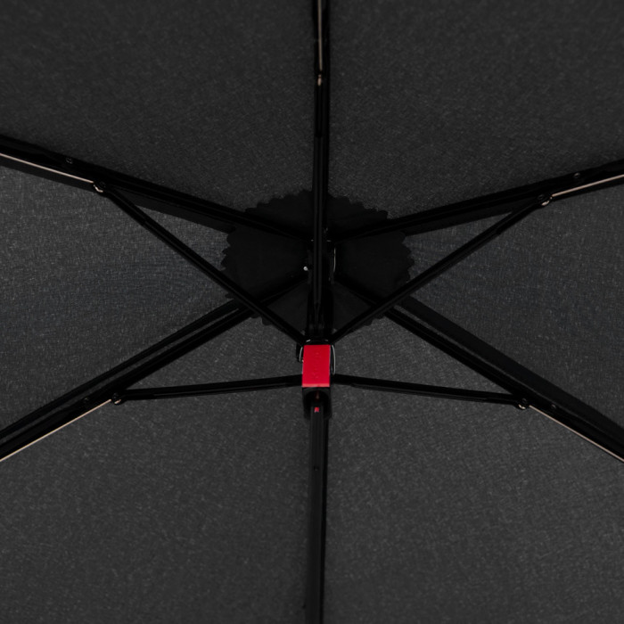 Парасоля Knirps AS.050 Dark Grey Мех / Складана / 6спиць / D98x24см 