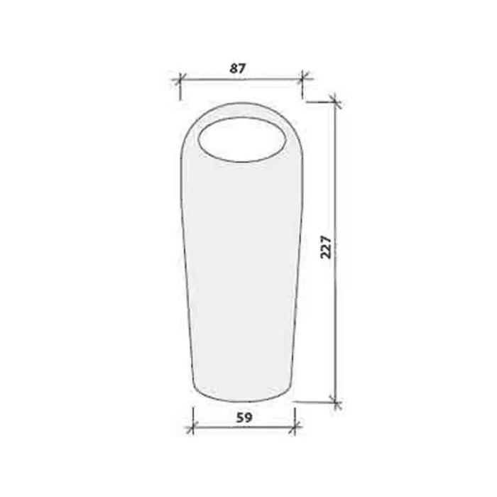 Спальний мішок Terra Incognita Winter центральна застібка Койот 