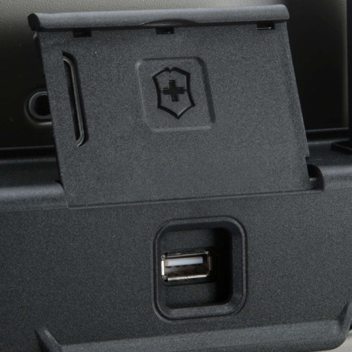 Чемодан на 4 колесах Victorinox Travel Lexicon/Titanium с USB 34 л (Vt602104) 