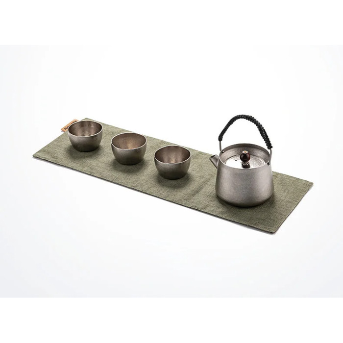 Набір чайний Naturehike NH20CJ007, титан 