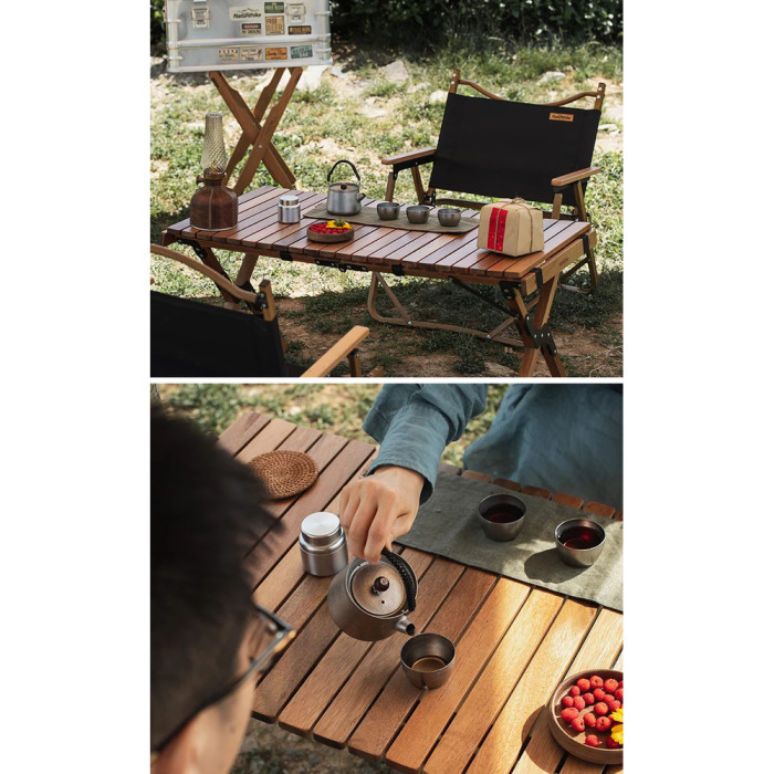 Набір чайний Naturehike NH20CJ007, титан 