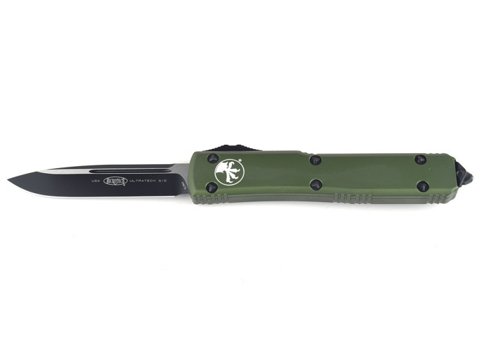 Ніж Microtech Ultrataech Drop Point Чорне лезо od green 121-1OD 
