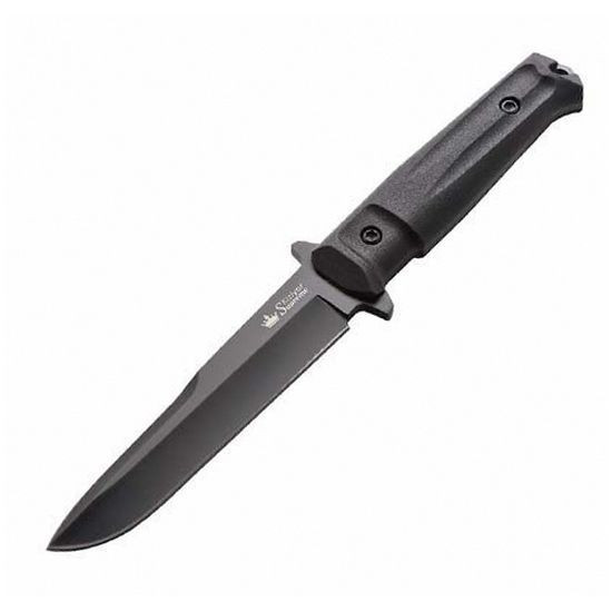 Ніж Kizlyar Supreme Trident кратон, сталь D2 stonewash, чорні піхви 