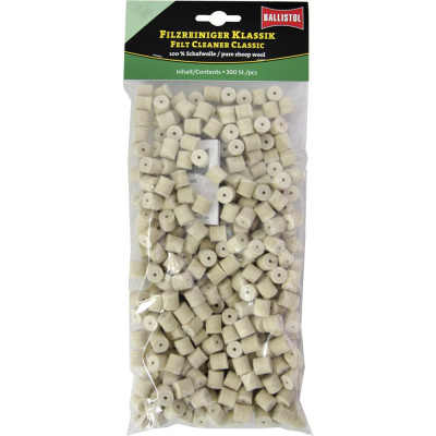 Патч для чищення Ballistol повстяний класичний калібр 8 мм 300шт /уп (23211)