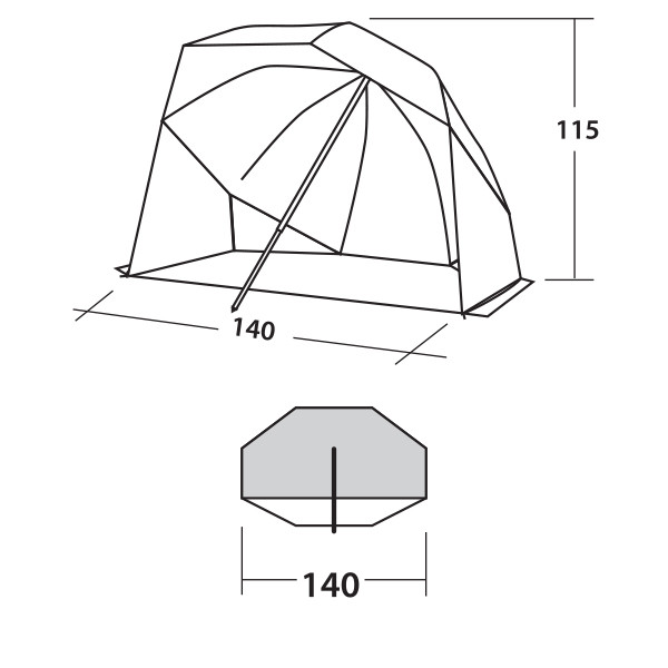 Намет Easy Camp Coast 50 Ocean Blue 